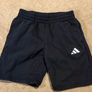 adidas Kids Black Shorts with Logo